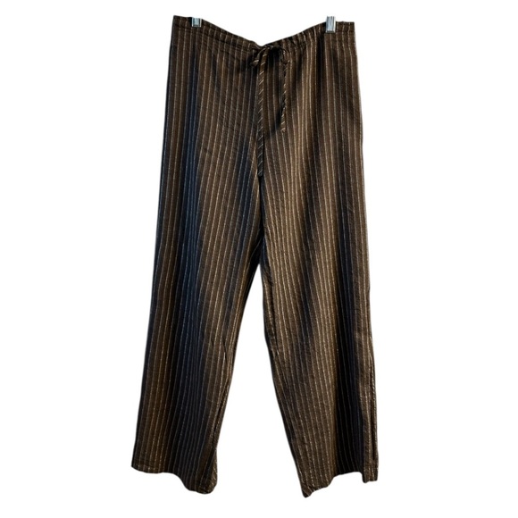 Burberry London linen blend wide leg trousers - Picture 2 of 8